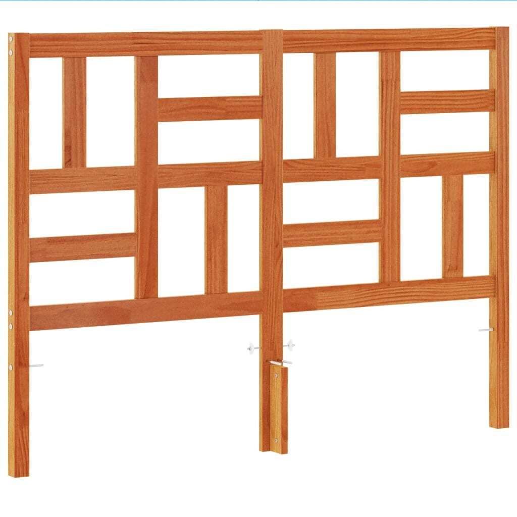 vidaXL Kopfteil Wachsbraun 180 cm Massivholz Kiefer