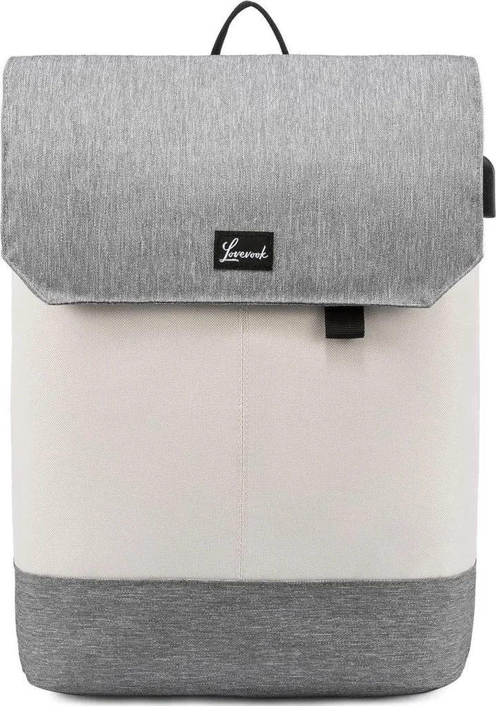 Zaino Viaggio Donna 17 Pollici Porta PC Impermeabile | Beige Grigio