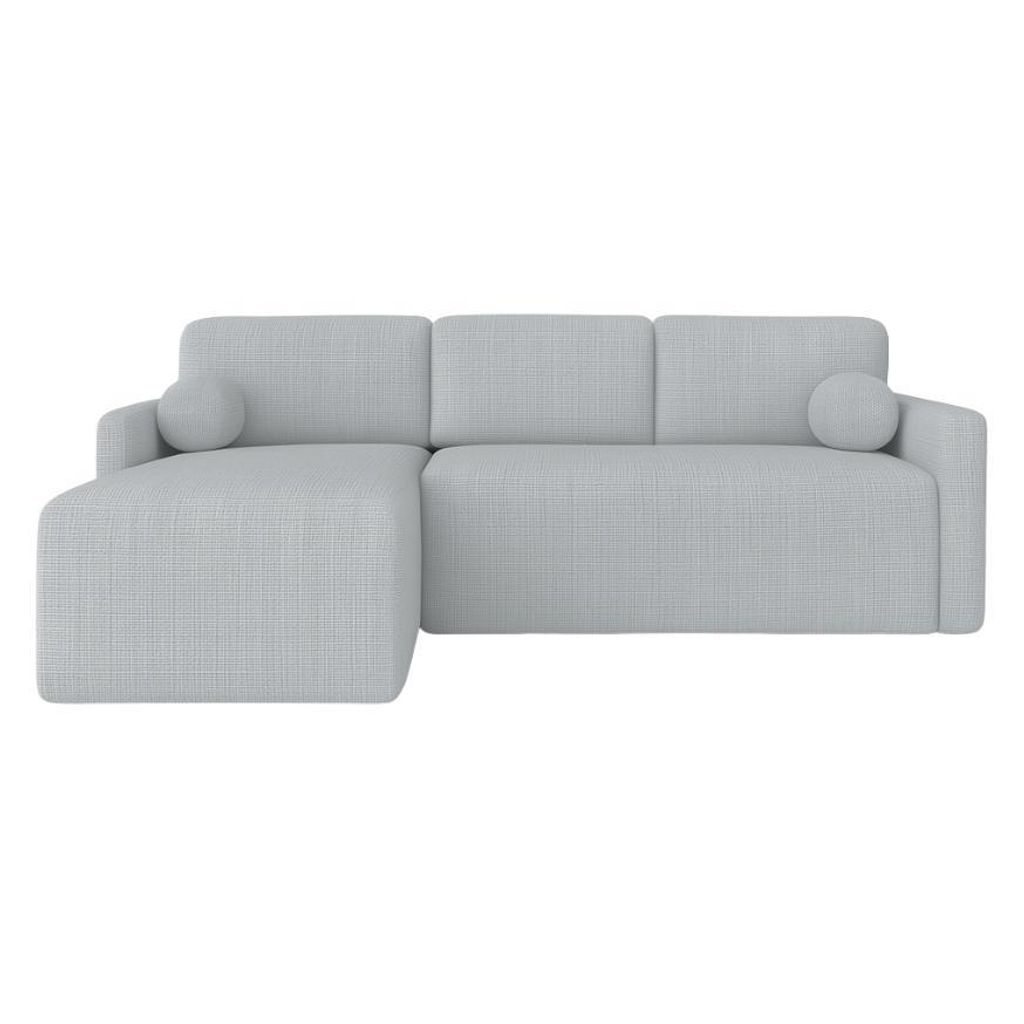 Modernes universelles BLISS Ecksofa mit Schlaffunktion und Bettkasten - CREMONA 81 (Grau)