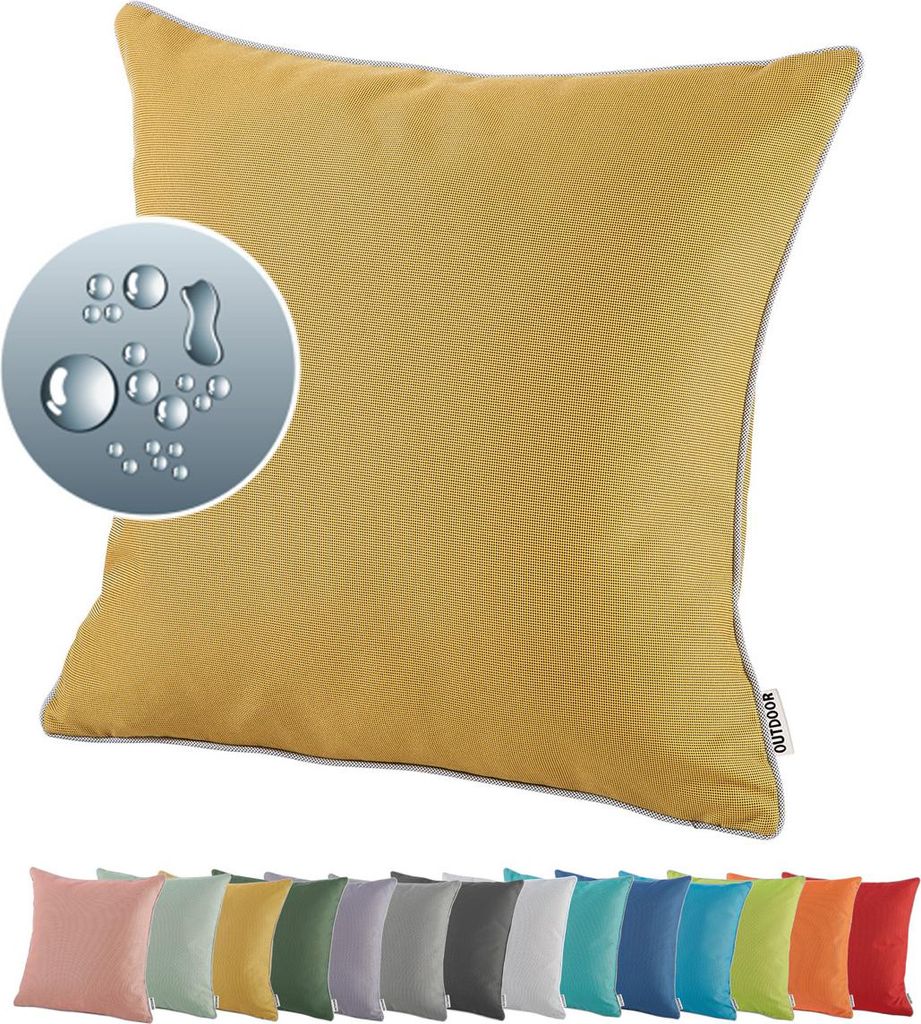 heimtexland ® OUTDOOR Lounge Dekokissen LOTUS EFFEKT 45x45 Produktbild 