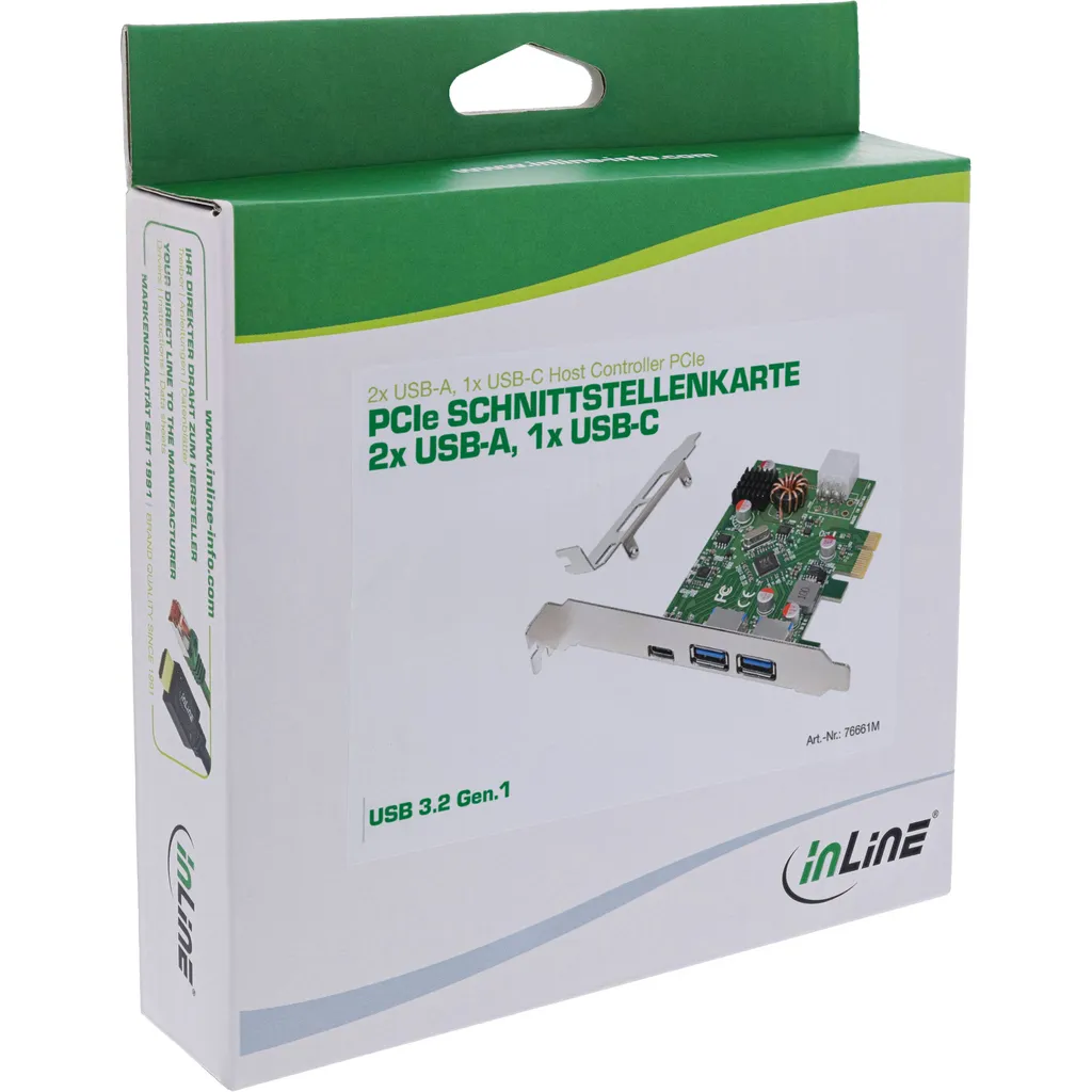Ajouter des ports USB-C et USB-A à votre PC avec cette Carte PCIe InLine - 6