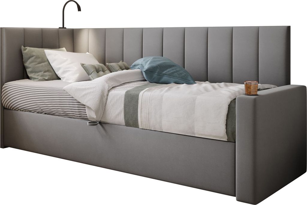 TRADA Tokio Jugendbett Boxspringbett 90x200 mit Hohes Produktbild 