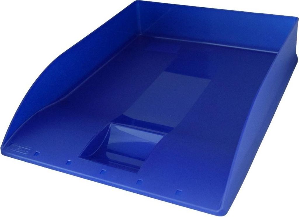 herlitz Corbeille à courrier - DIN A4 à DIN C4 - bleu royal Image du produit 