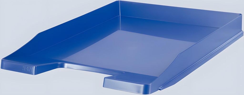 HAN Briefkorb JUNIOR, DIN A4/C4, blau, flache Briefablage