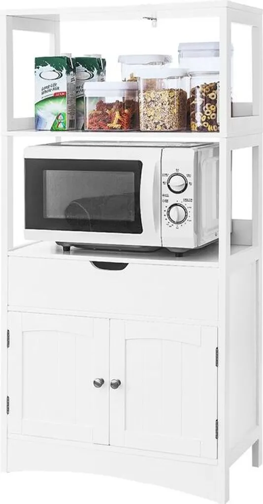Armoire de salle de bain d'angle Rootz avec meuble sous-vasque blanc - 6