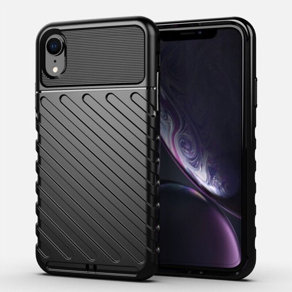 Hybrid Armor SchutzHülle "Thunder" Case Bumper Handyhülle Matt Robust Rutschfest für Samsung Galaxy S21 Plus (G996F)