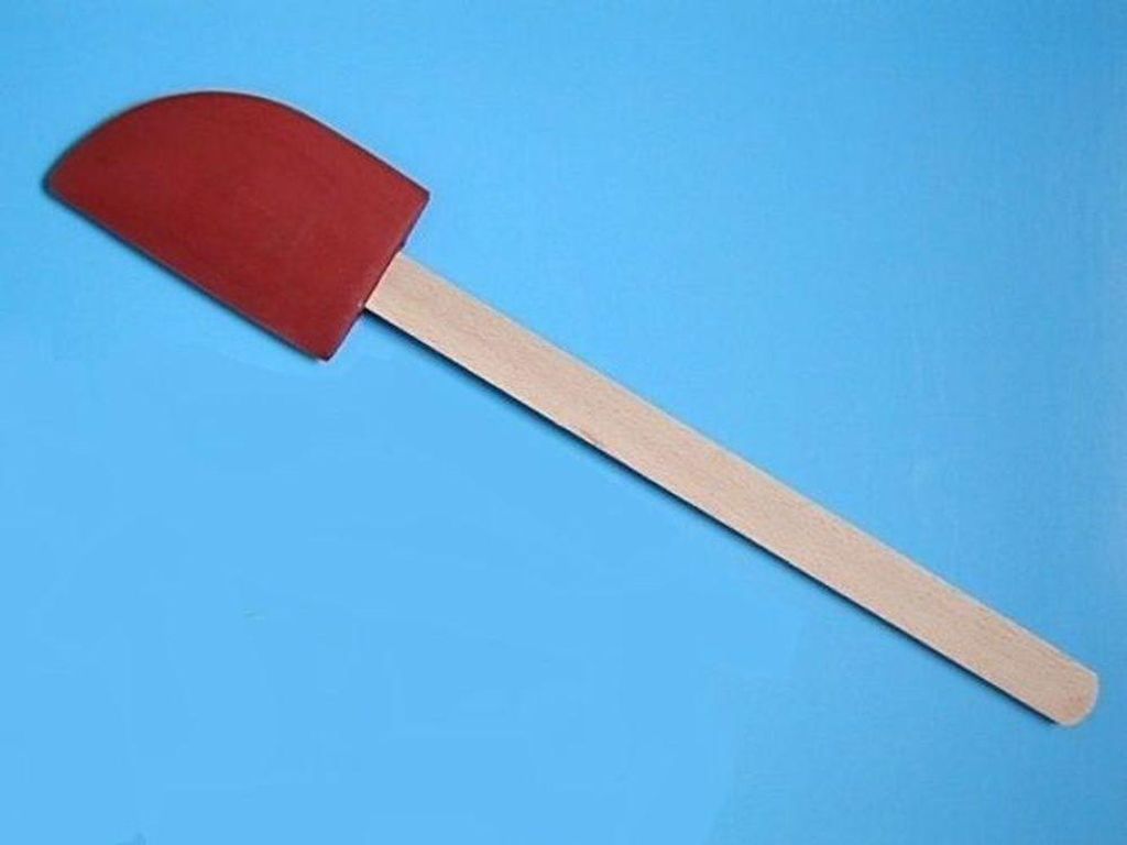 CZ stěrka kuch. 41,5cm, 12x7,5cm, guma velká, dř.rukoj.