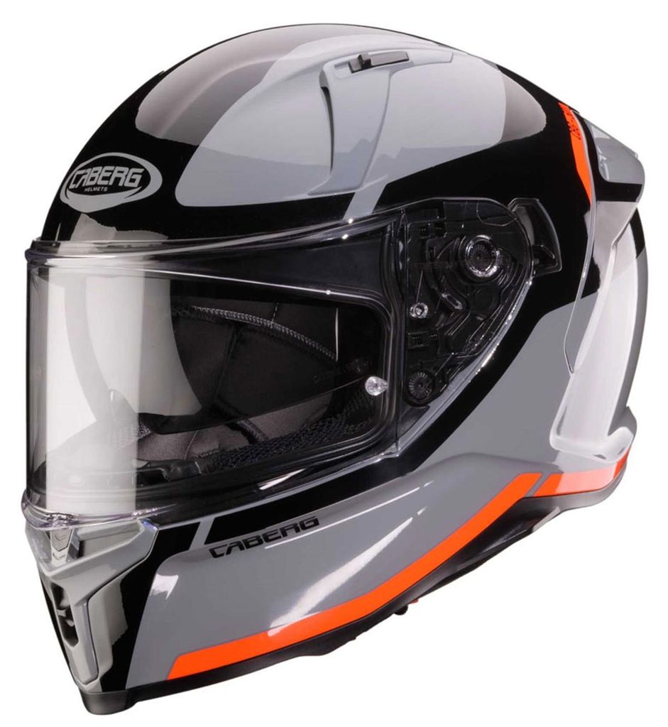 CABERG AVALON X PURE Integralhelm M in grau/orange/schwarz Produktbild 