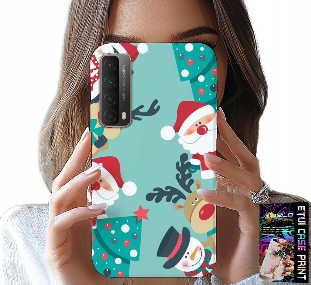 Hülle Für Huawei P Smart 2021 - Michael, Rentier Schneemann Weihnachten Designs