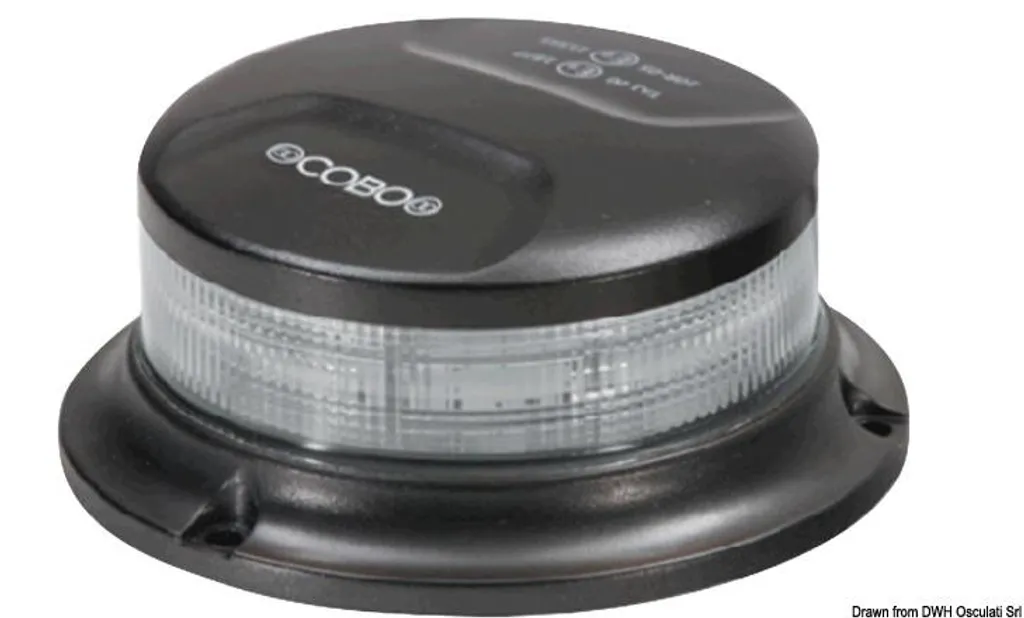 Gyrophare à LED Osculati 11.097.30 pour véhicule d'urgence et secours
