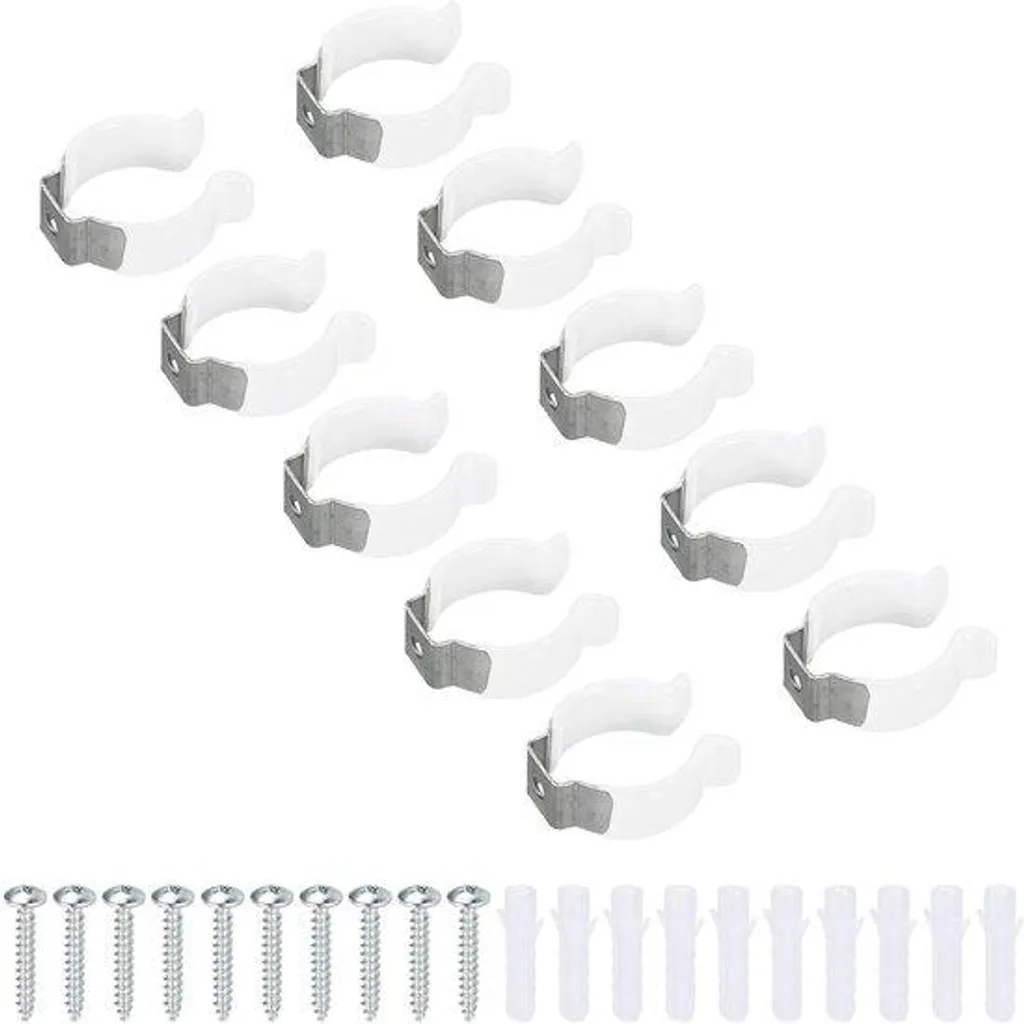 Kit de 10 clips en U T10 pour ampoule LED avec pinces acier inoxydable