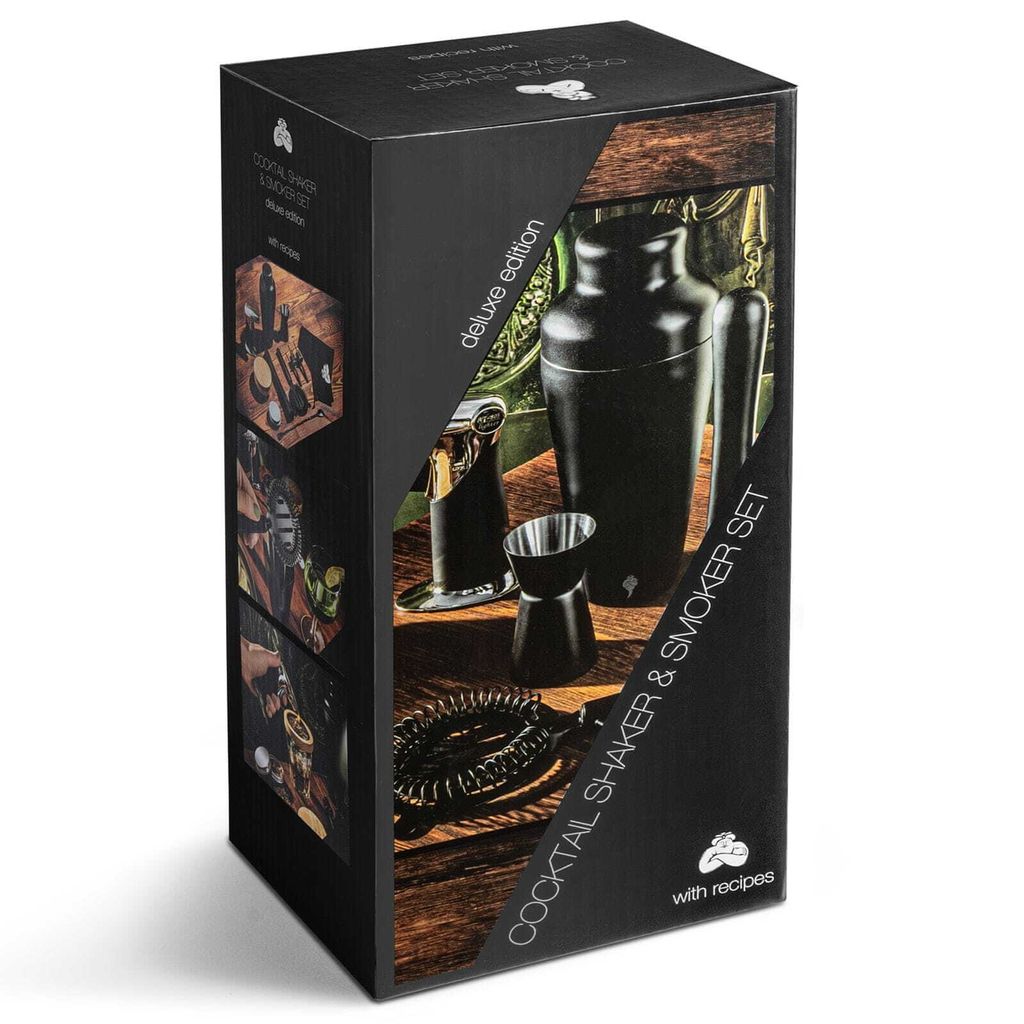 Deluxe 2-in-1-Barkeeper-Set zum Zubereiten von Frinks und zum Rauchen von Whiskey