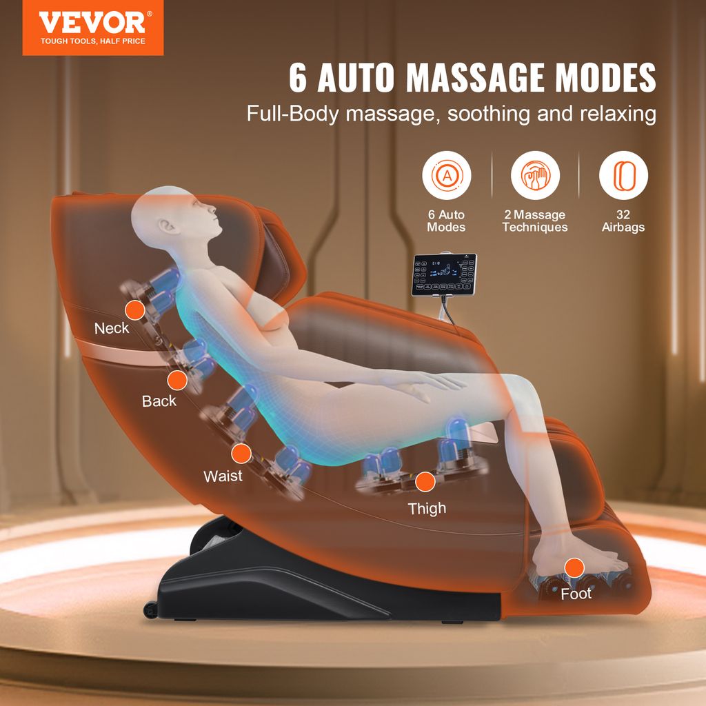 VEVOR-Massagesessel – Ganzkörper-Schwerelosigkeitssessel Produktbild 2