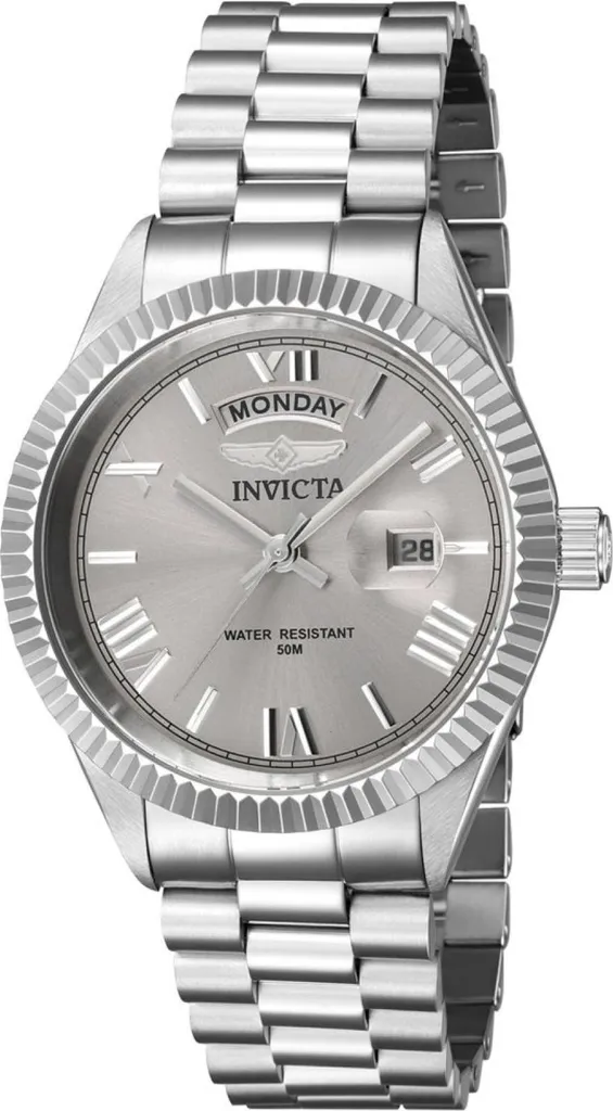 Invicta Specialty 43938 Orologio da Uomo - Impermeabile - Analogico - Movimento Quarzo - acciaio inossidabile con quadrante beige - 40mm