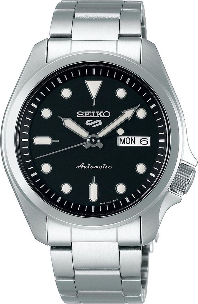 SEIKO Herren Armbanduhr 5 SRPE55K1 Automatik Edelstahl Produktbild 