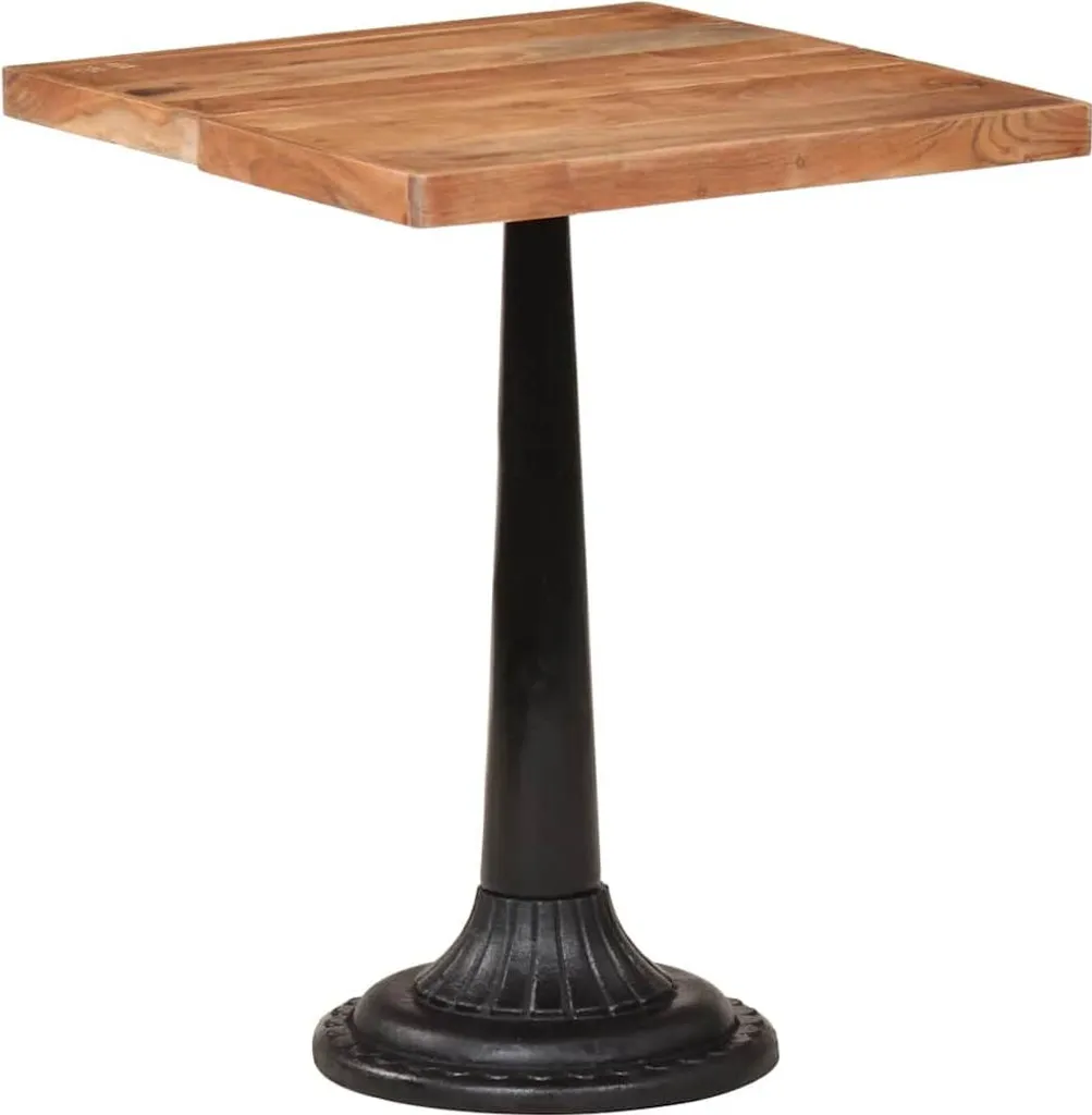 vidaXL Tavolo da Bistrot 60x60x76 cm in Legno Massiccio di Acacia | Shop