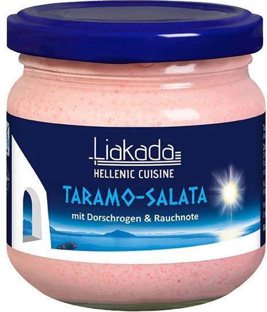 Liakada Taramo-Salata mit Dorschrogen & Rauchnote 160 G Glas Würzig Glutenfrei