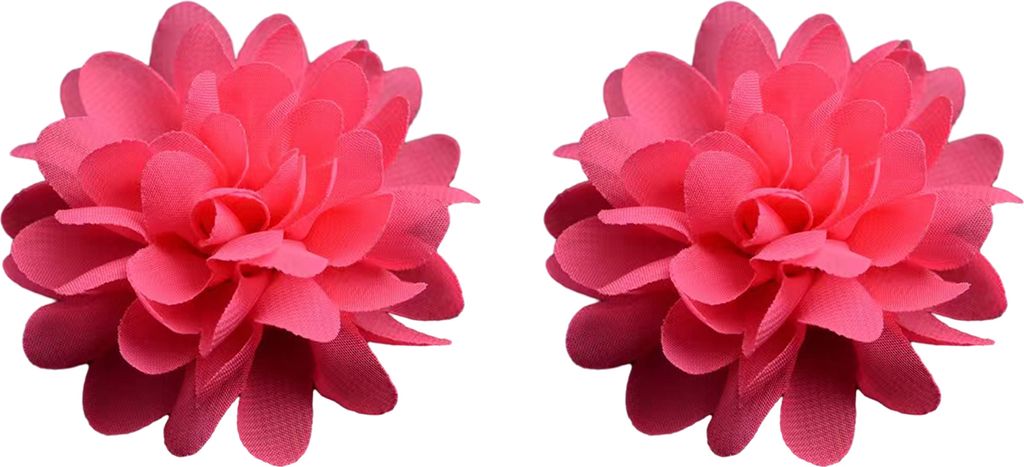 2pcs Handblumen wiederverwendbare auffällige leichte attraktive lang anhaltende dekorative Stoff Gesangsbühne Finger Blumenringe Partyzubehör-Ro...
