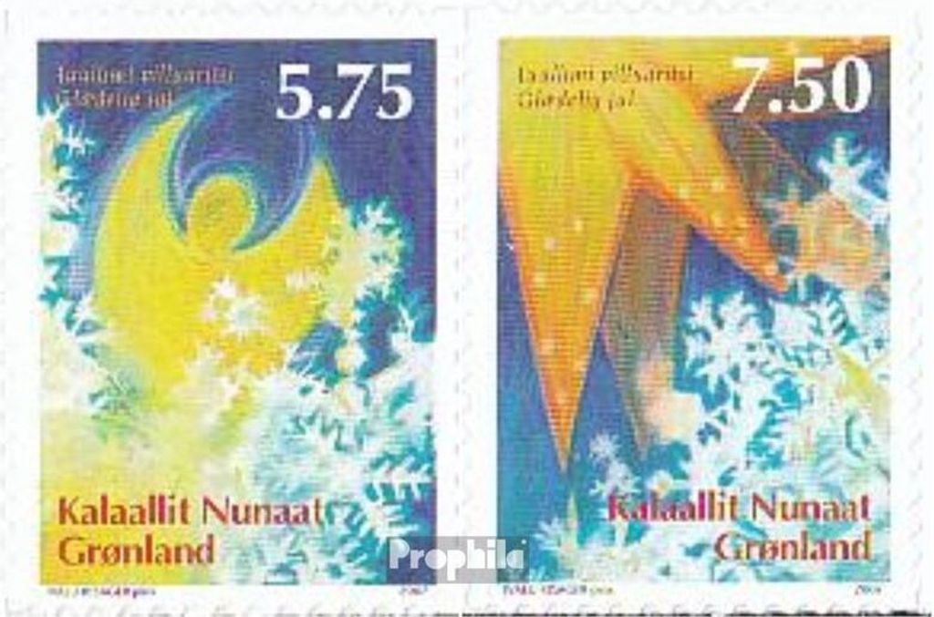 Briefmarken Dänemark - Grönland 2007 Mi 500-501 Produktbild 
