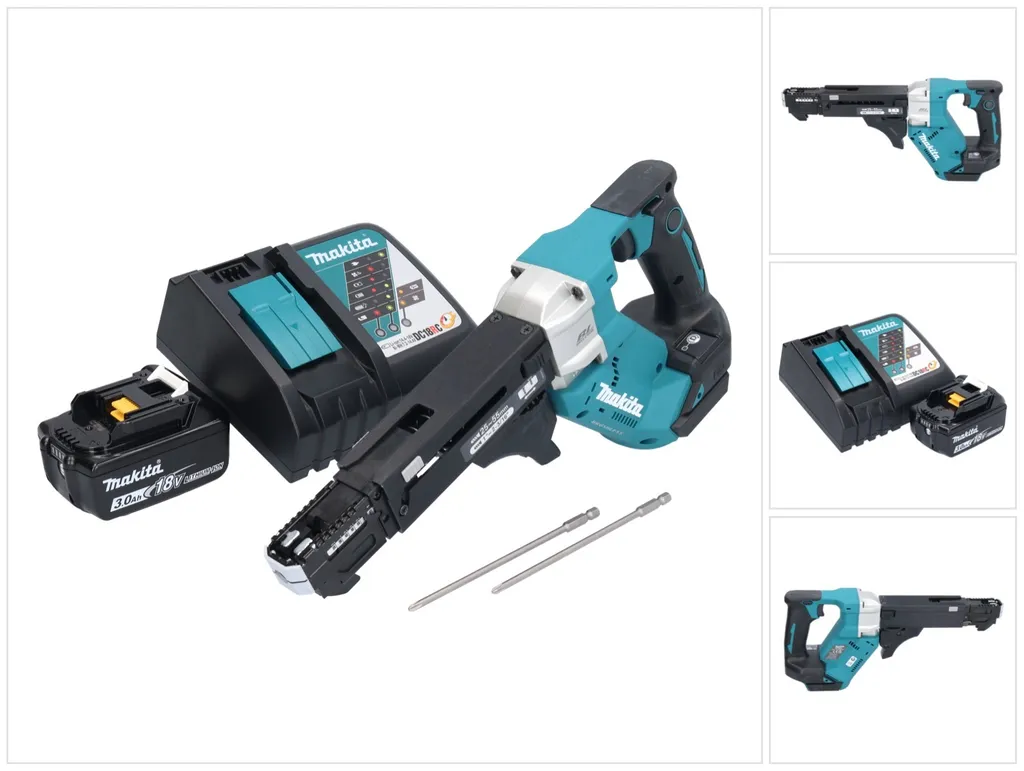 Makita DFR551RF1 Visseuse Automatique 18V LXT Brushless avec Accu 3Ah
