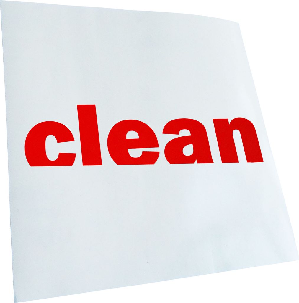 Kiwistar - Autoaufkleber - clean - Heckscheibenaufkleber - Aufkleber für Auto Kfz Fahrrad, LKW, Truck Mofa