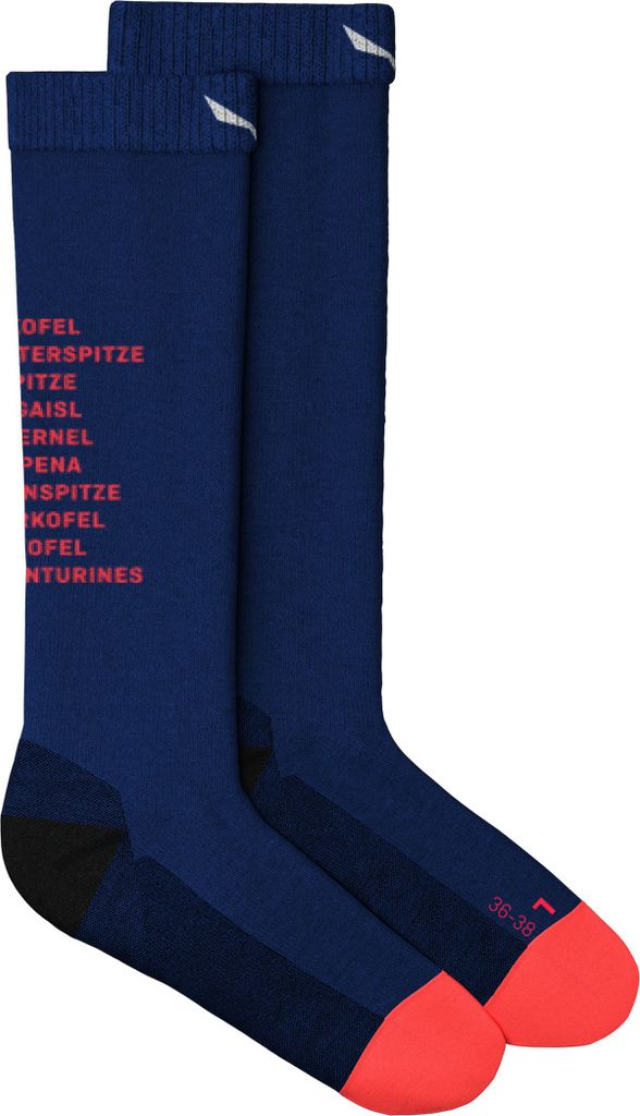 Ortles Dolomites Merino Socken Damen - Salewa, Farbe:8621 electric, Größe:42-44