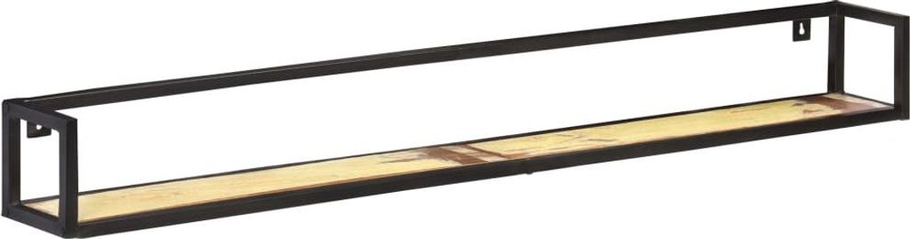 vidaXL Wandregale 2 Stk. 160 cm Altholz Massiv Produktbild 