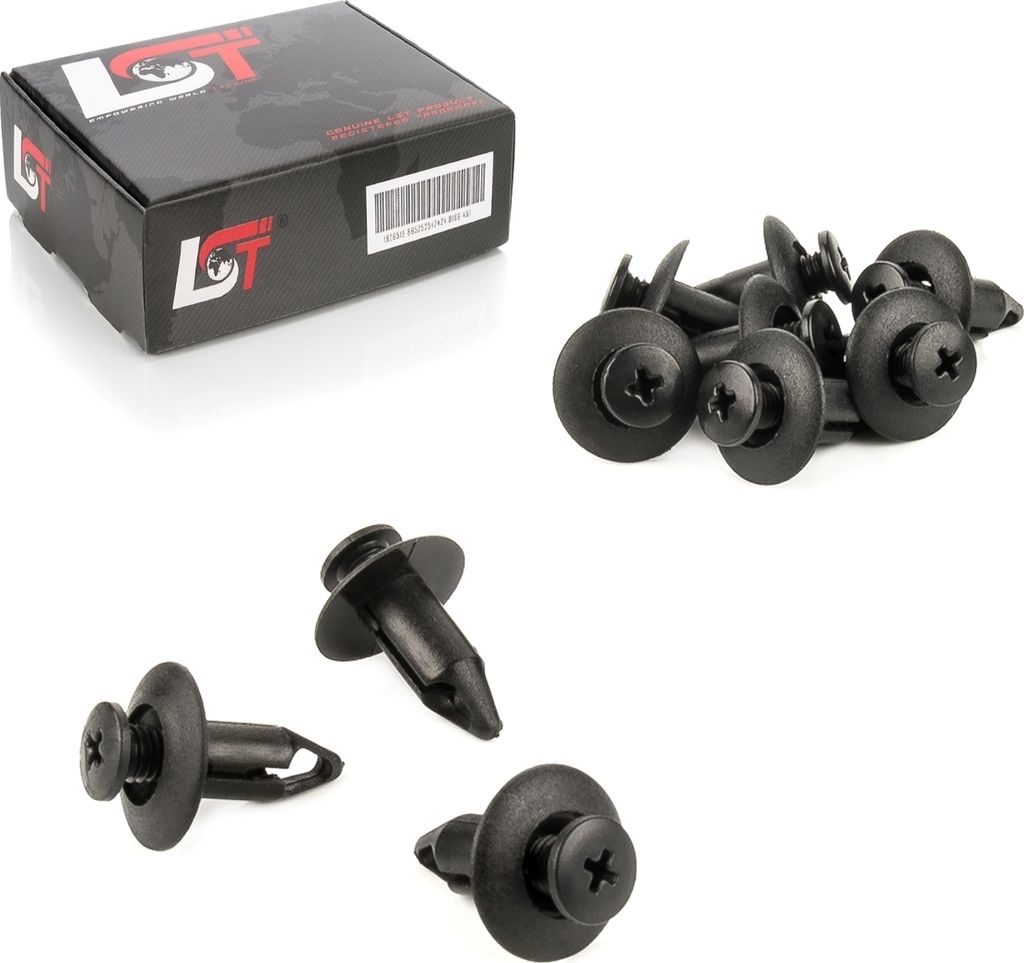 10x Stoßstangen Kühlergrill Radkasten Befestigung Clips für DODGE JEEP CHRYSLER