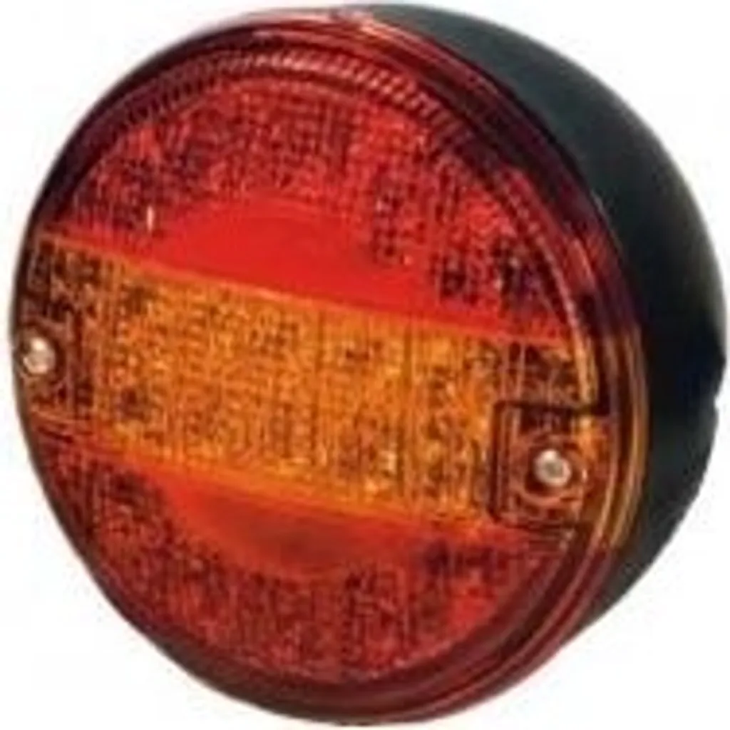 Luce LED Stop Rotonda per Trattore e Rimorchio Agricolo 12V 24V