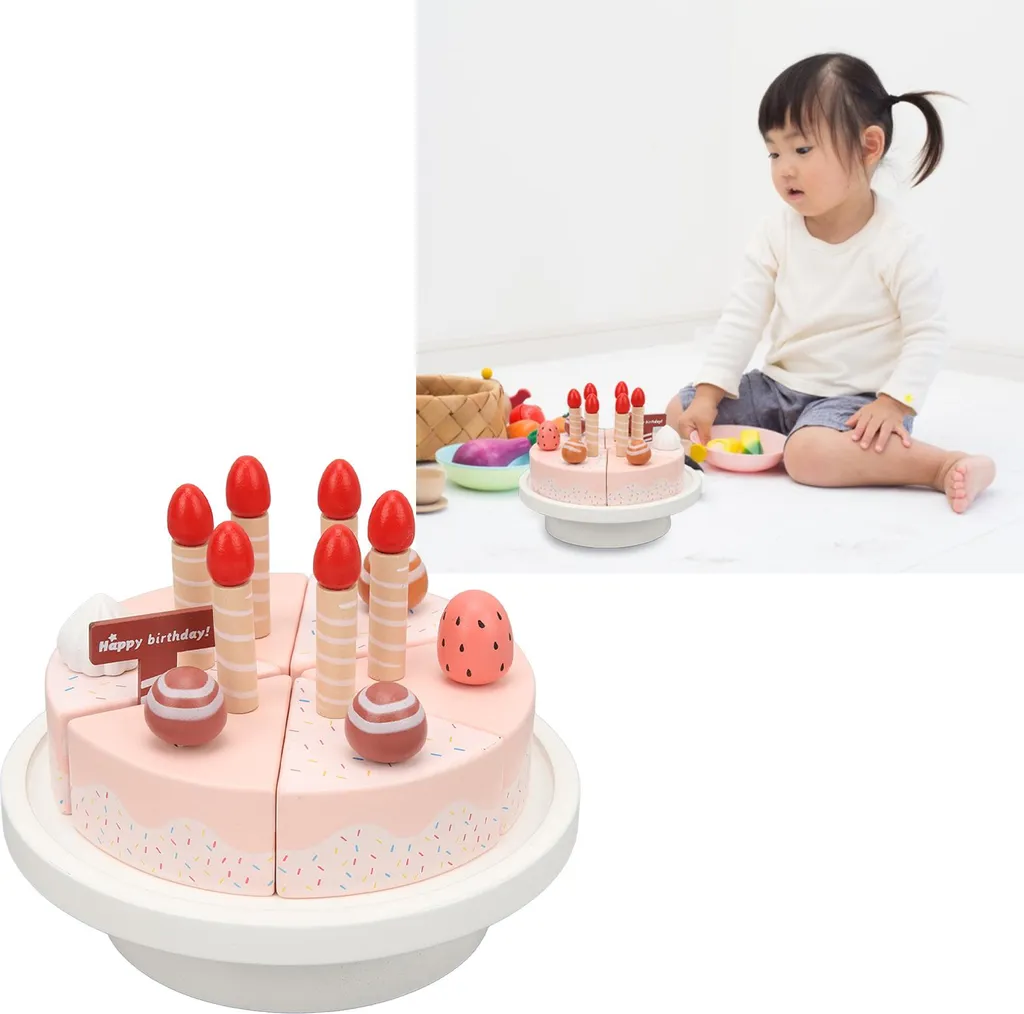 Gâteau factice sécurisé pour apprendre à découper sans risque de blessure - 4