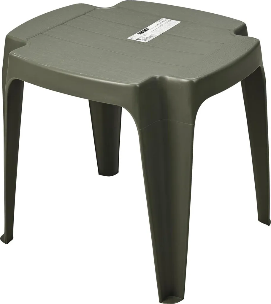 Tabouret de jardin Suisi vert empilable pour optimiser votre rangement