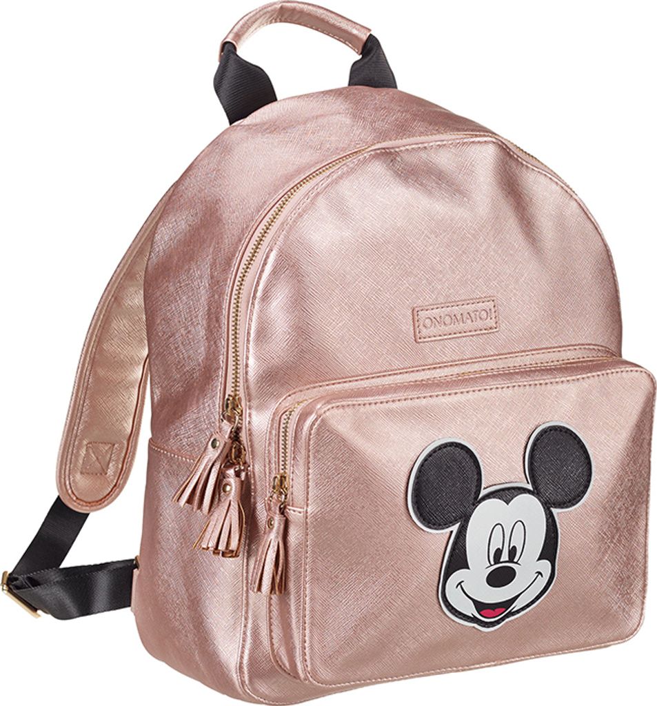 Mickey Mouse Rucksack Backpack , Farbe:Rosegold