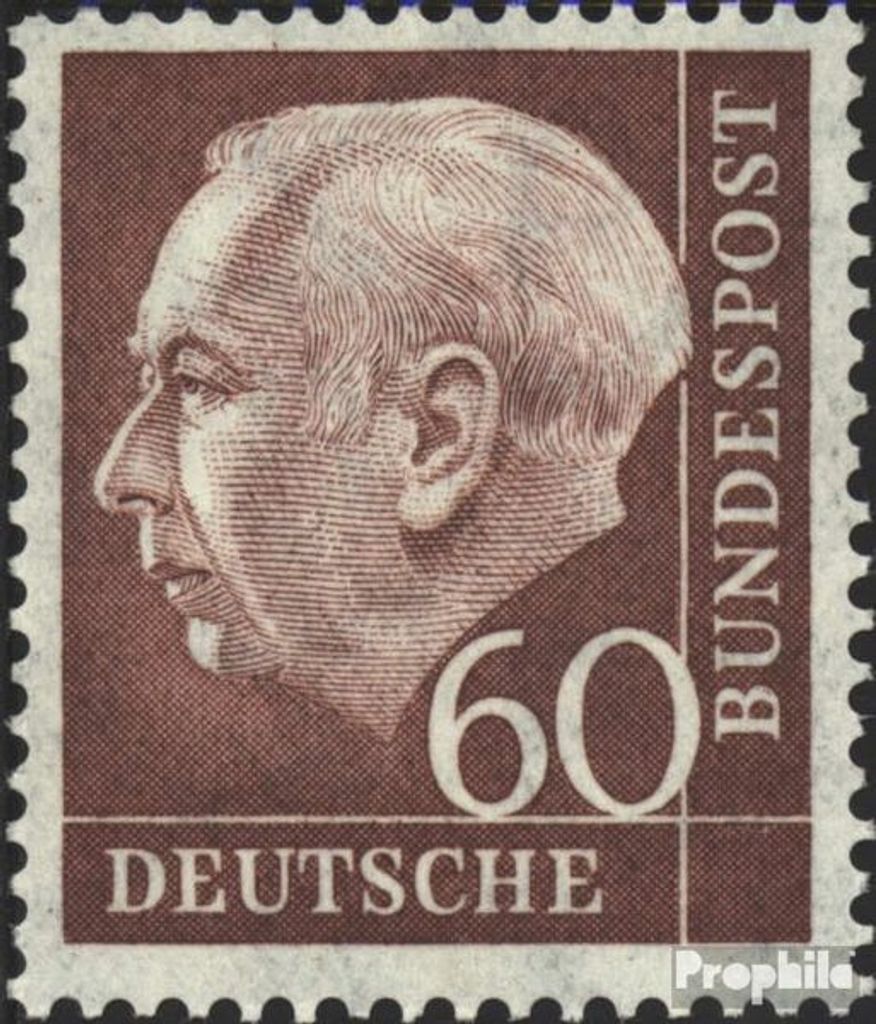 Briefmarken BRD (BR.Deutschland) 1954 Mi 190x postfrisch Bundespräsident Heuss (I)