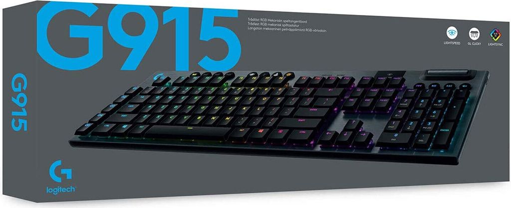 Logitech G 920-008903, Plná velikost (100 %), Bezdrátový, Obrázek produktu 