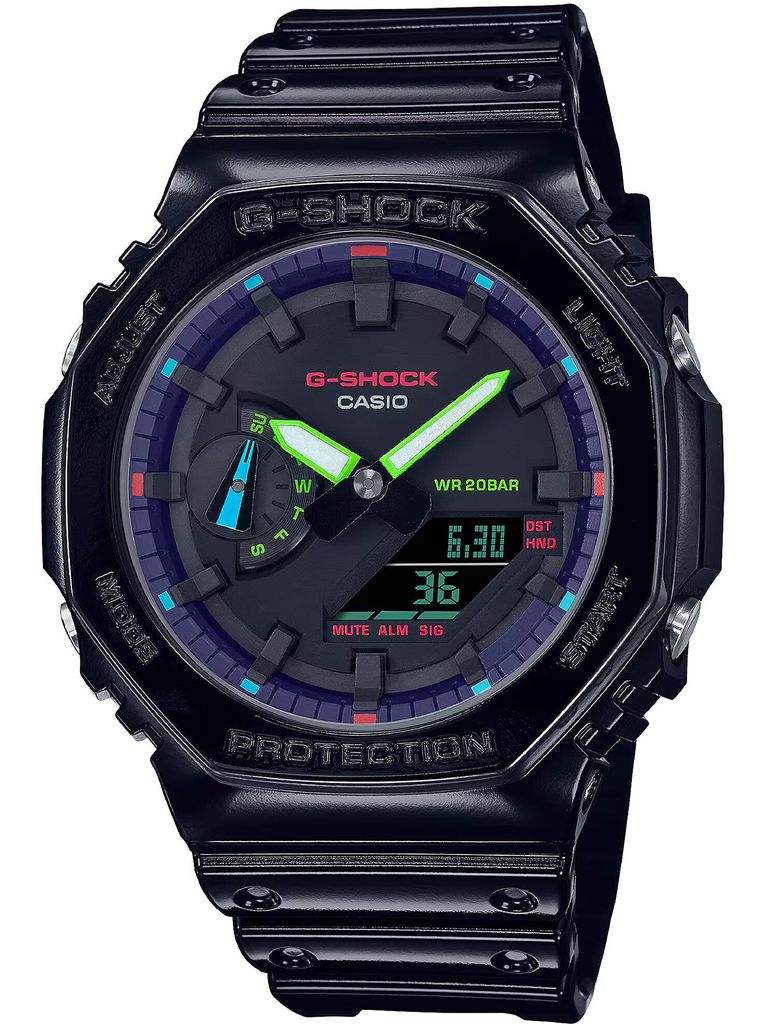 Casio G-Schock GA-2100RGB-1Aer Uhr Produktbild 