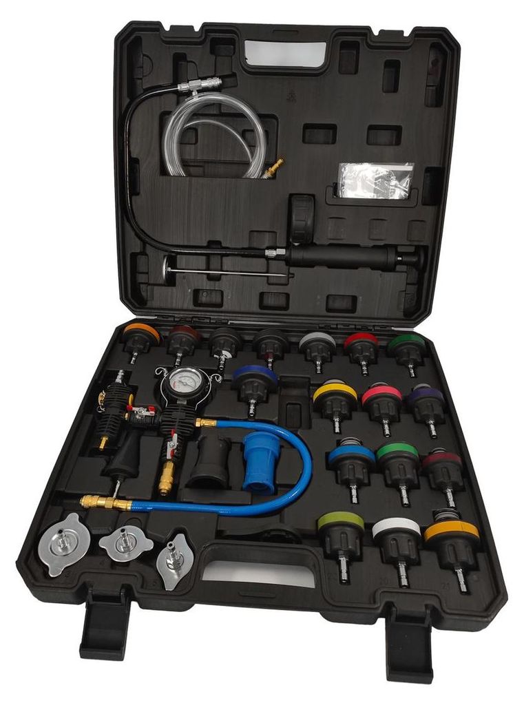 HBM 28-teiliges Kühlsystem-Diagnose-/Druckprüfungs- und Befüllset