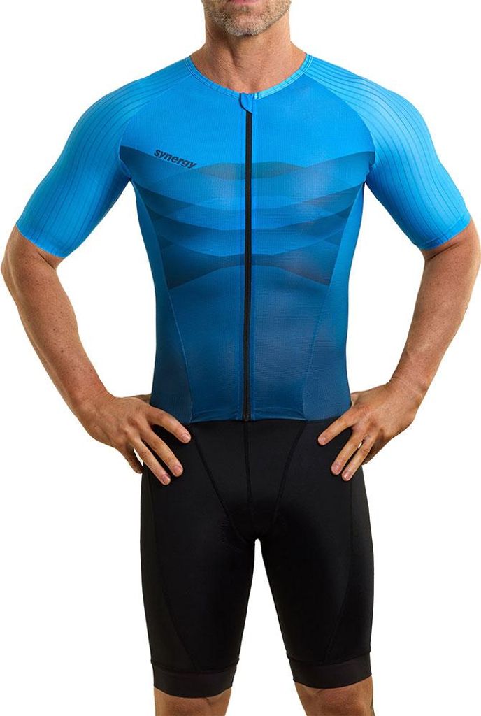 Synergy Pro 2.0 Kurzarm-trisuit Blau XL Herren Blau XL