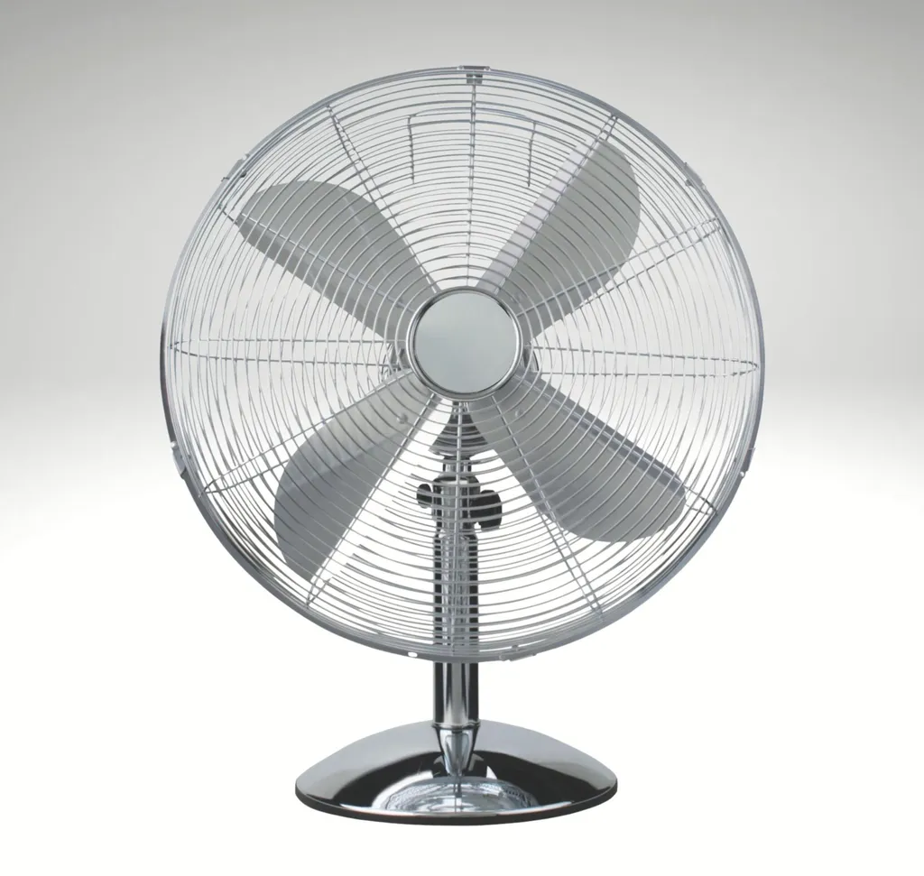 Ventilateur de table oscillant en métal style rétro - Diamètre 40cm