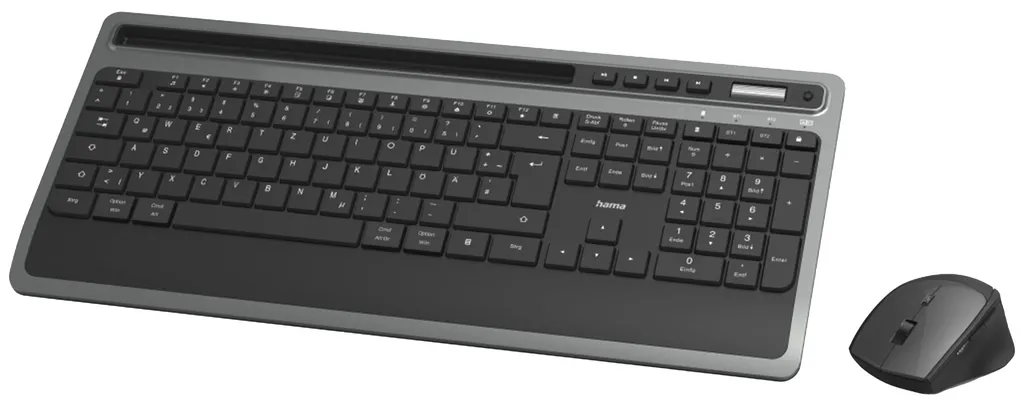 Ensemble Clavier Souris Hama KMW-600 Plus Silencieux et Ergonomique