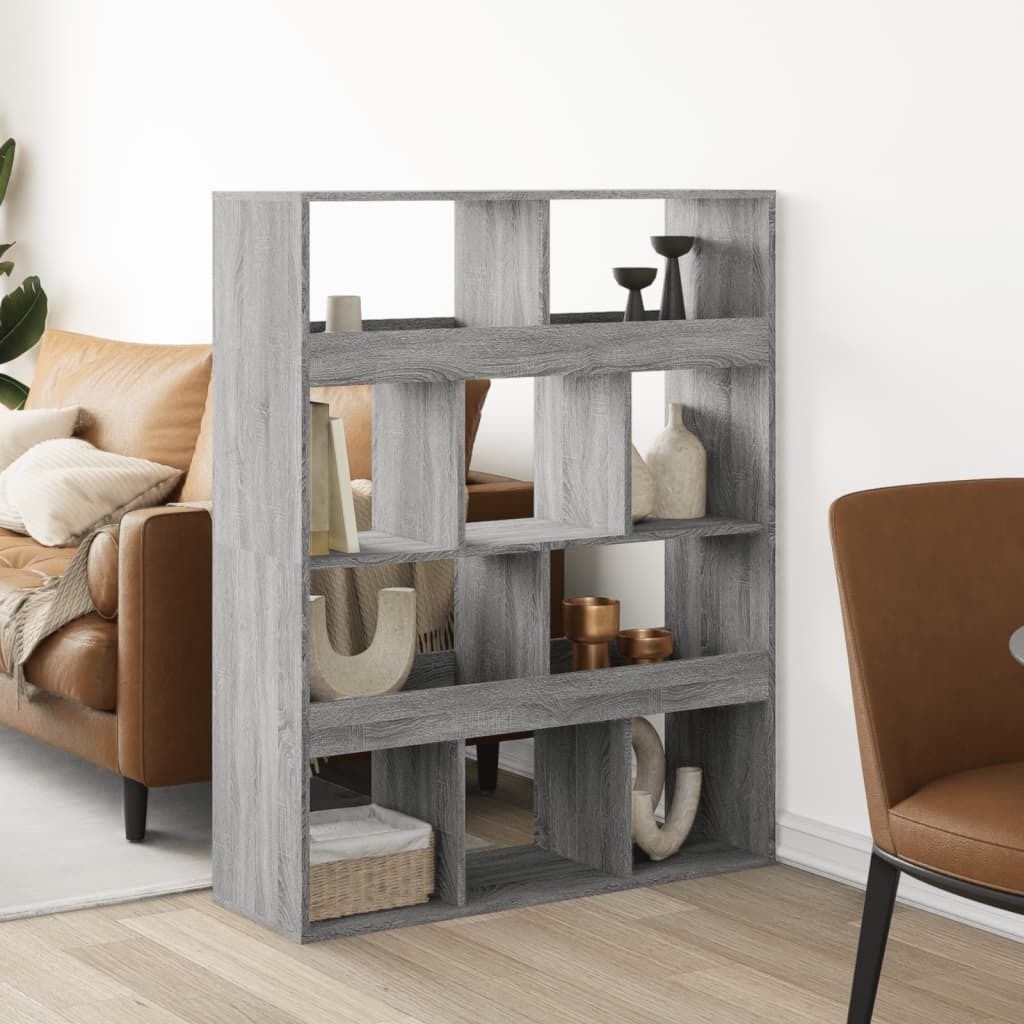 Maison Exclusive - Raumteiler Grau Sonoma 100x33x125,5 cm Holzwerkstoff
