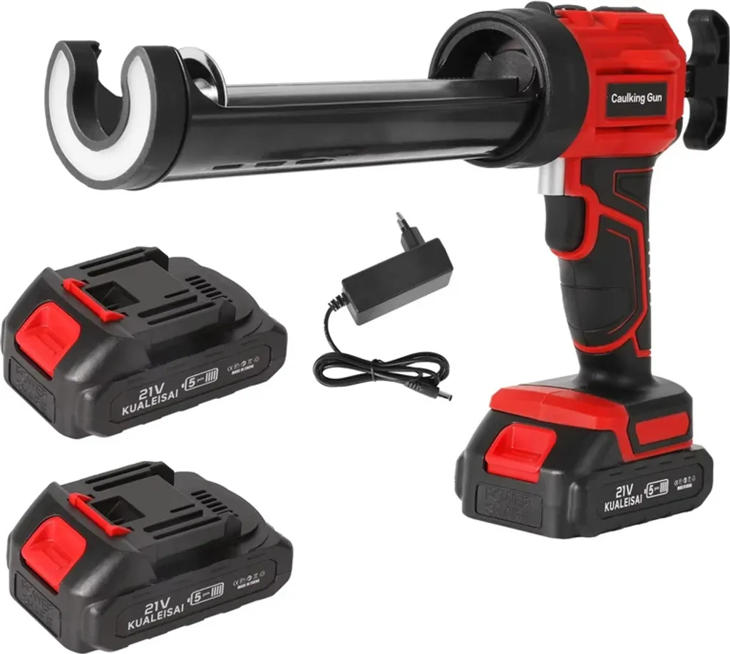 Pistolet à colle à LED 450 lumens, 4 vitesses de débit, 2 accus inclus