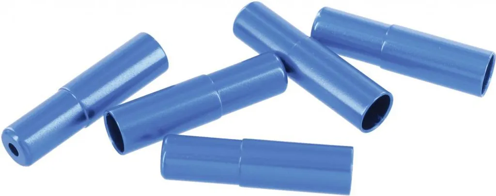 Boîte de 100 Embouts de Gaine VAR Bleus pour Entretien Dérailleur Vélo