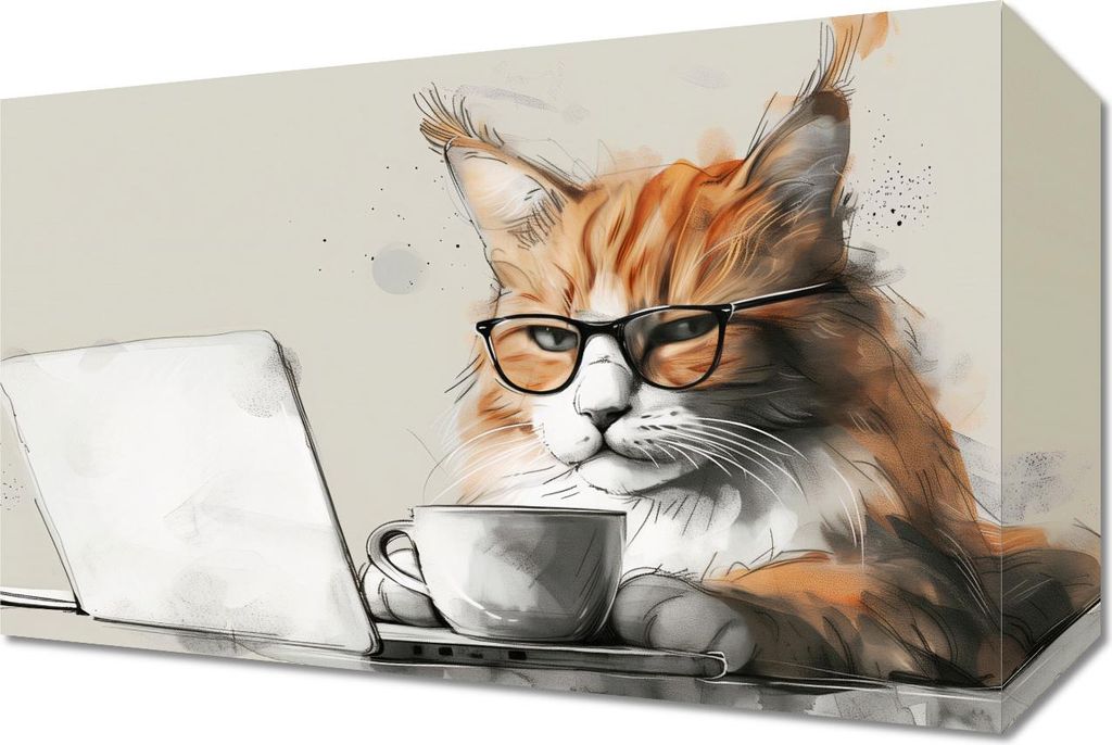 Bild 30x20cm Nicht vor dem Kaffee