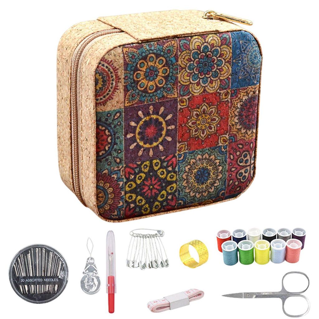 Nähset mit Nähzubehör, Komplettes Nähzeug für Anfänger, Stil A