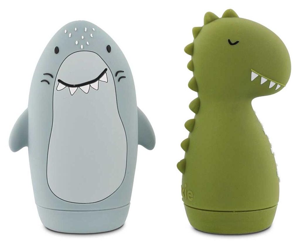 Badespielzeug Spritztiere - Mr. Shark & Mr. Dino