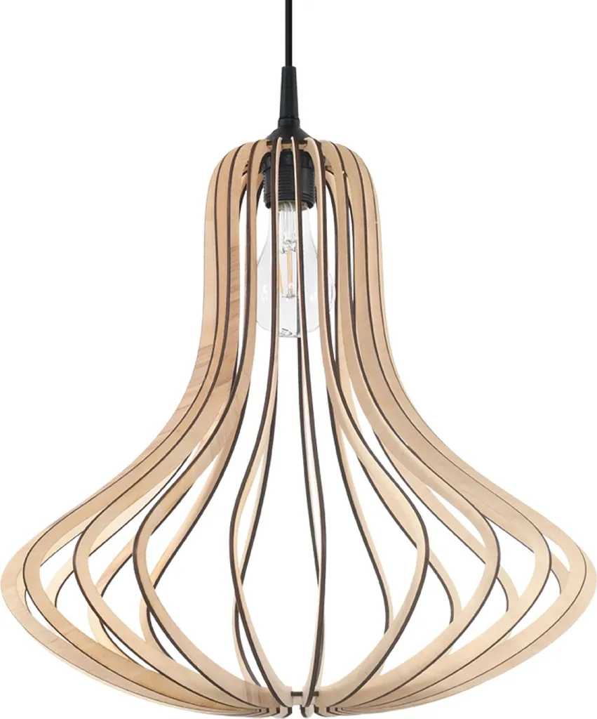 Lampada Sospensione Legno TUBIX 110cm E27 | Caratteristiche Tecniche Lumilo