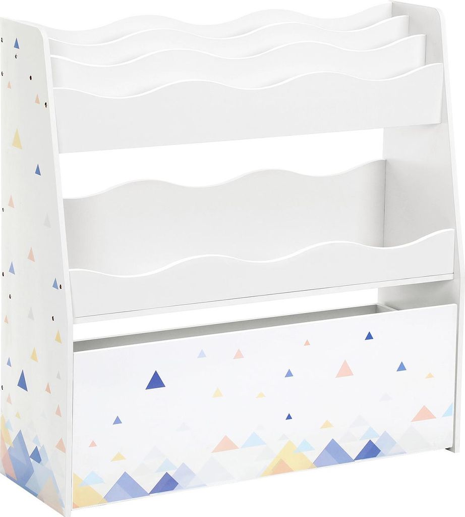Spielzeugregal für Kinder, weiß
