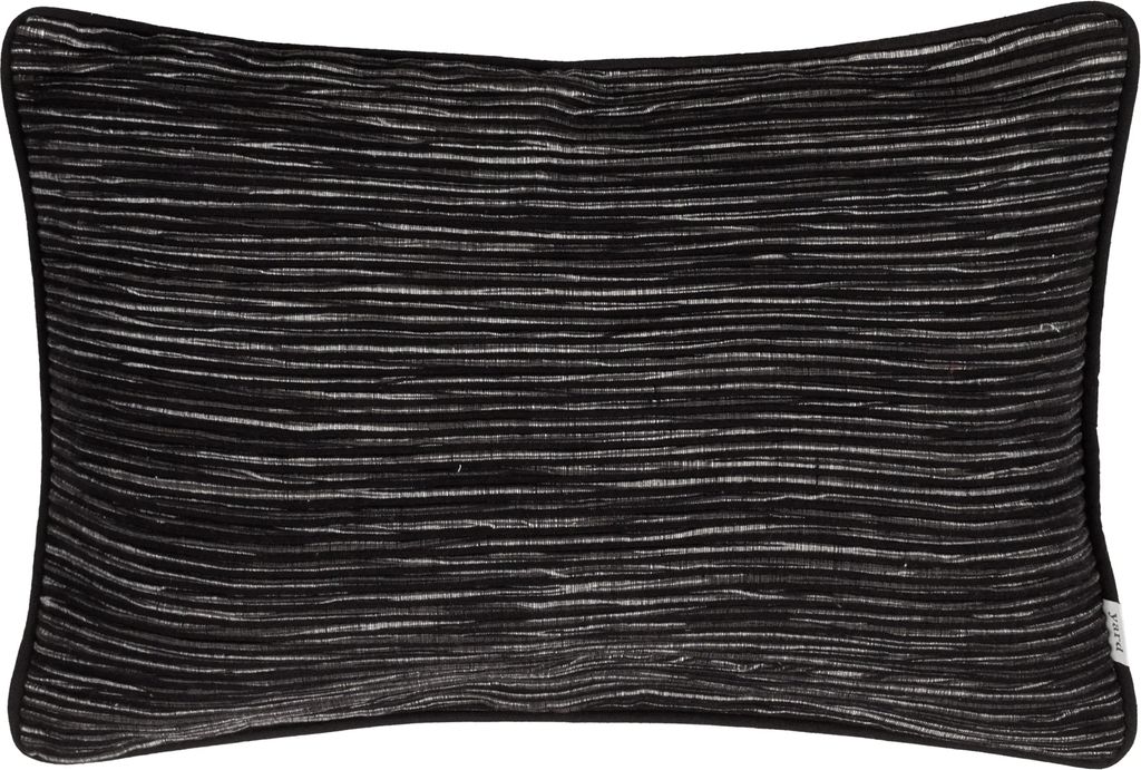 Yard - gerippt - Kissenhülle "Cove" RV3487 (50 cm x 35 cm) (Schwarz)