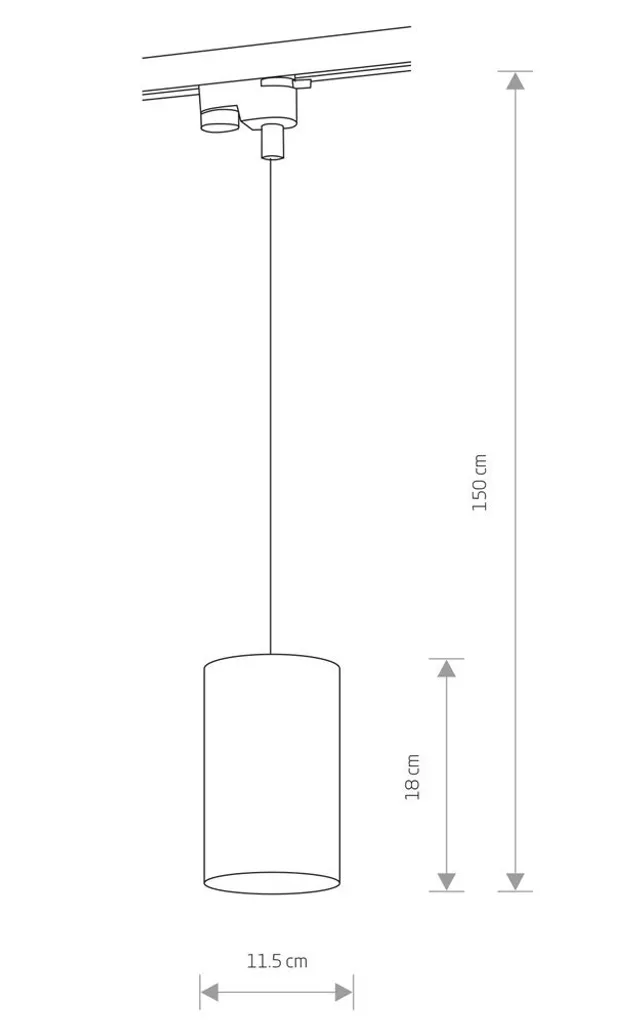 Solution éclairage flexible PROFILE BIT BLACK 8823 pour plafonds sombres
