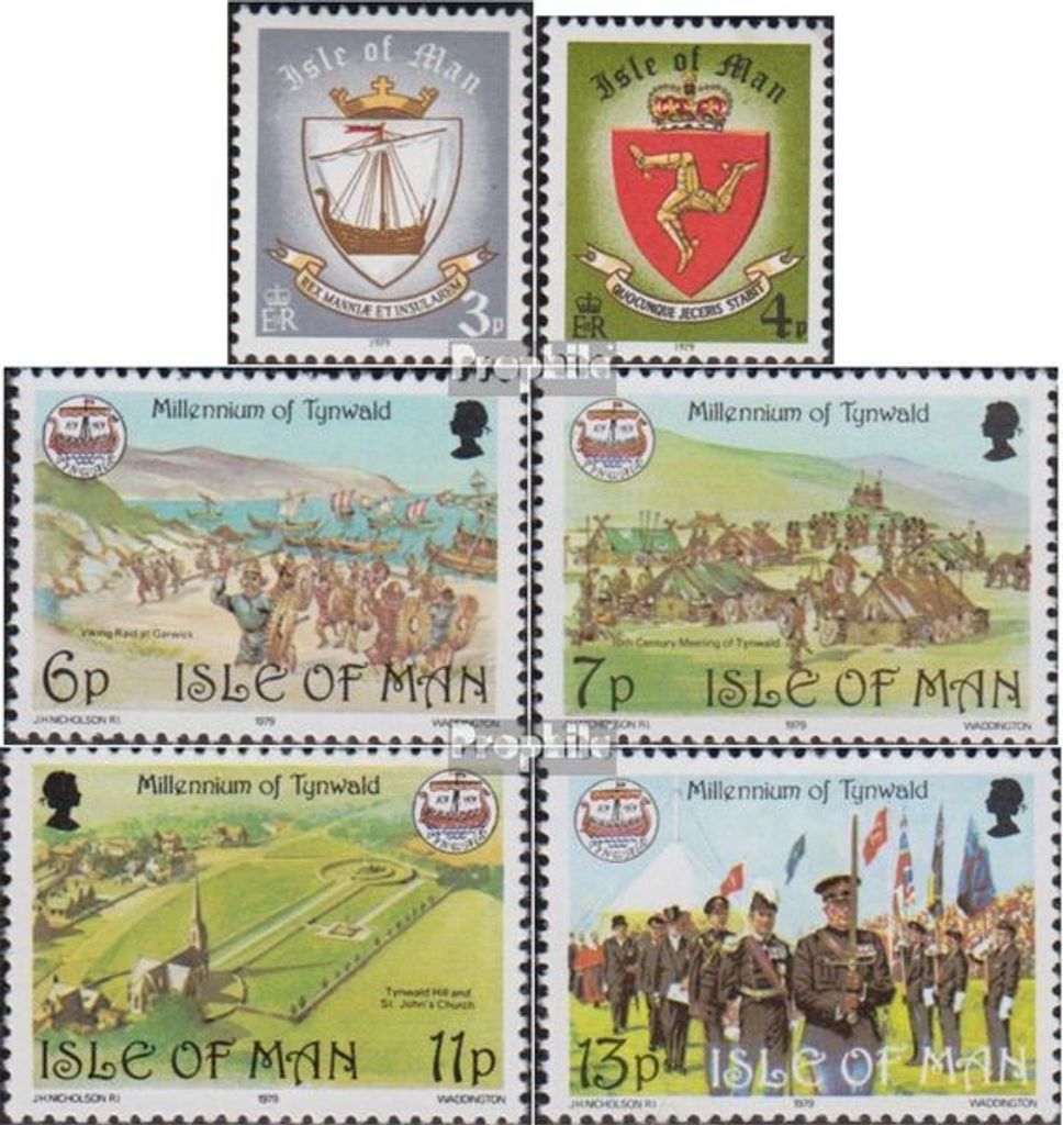 Briefmarken GB - Isle of Man 1979 Mi 144-149 (kompl.Ausg.) Produktbild 